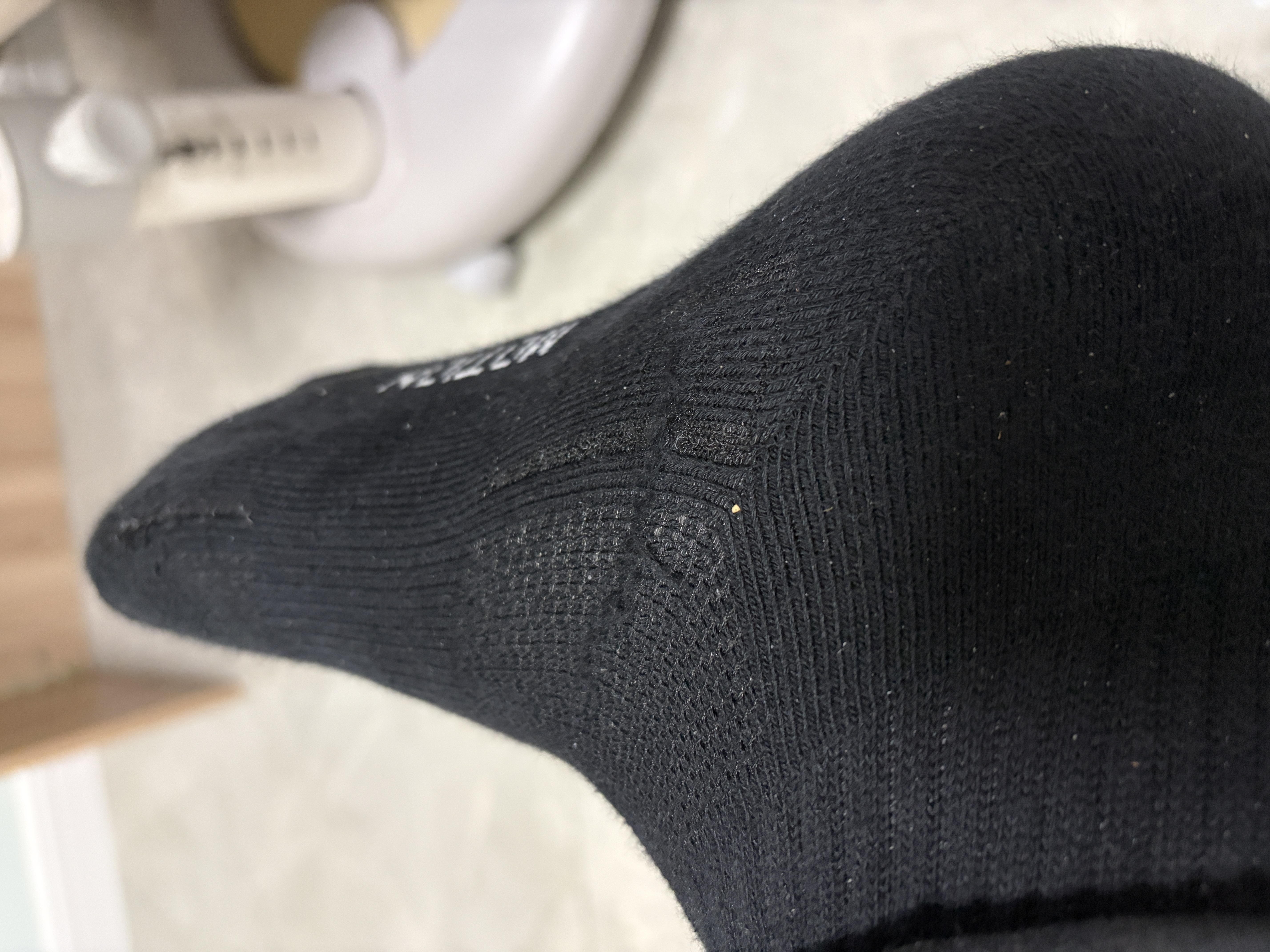 北极绒【纯棉100%】毛巾底袜子男秋冬季防臭耐磨吸汗10A抗菌中长篮球袜 实拍图