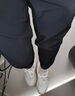 李宁运动裤冰丝裤女2025夏季新款速干冰丝薄宽松休闲卫裤休闲长裤 标准黑（收口裤+冰丝速干） XL 实拍图