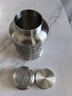 哲明 纯锡百福罐 锡制茶叶罐锡罐锡器茶罐茶具存茶罐大号密封禅意 缩口百福 实拍图
