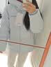 波司登（BOSIDENG）26年秋冬新款羽绒服90绒情侣连帽休闲百搭保暖外套B260245112XS 水雾蓝5980 S 160/84A 体重约110-125斤 实拍图