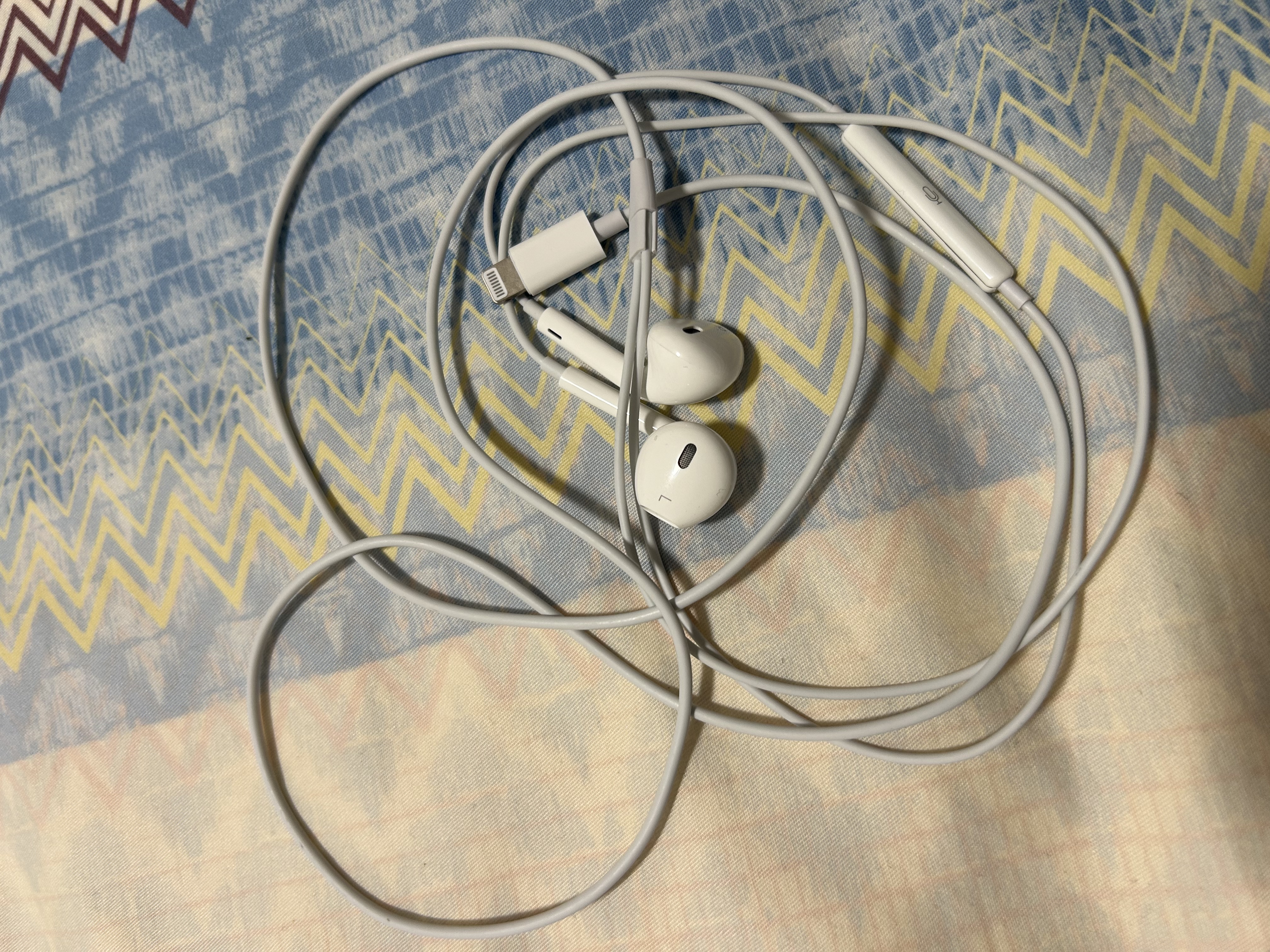 Apple/苹果 EarPods 闪电/Lightning有线耳机 iPhone耳机原装耳机适用闪电接口的手机平板 实拍图