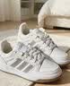 adidas双11主推 ENTRAP美式校园风运动鞋少年感复古板鞋阿迪达斯   白/金色   37 实拍图