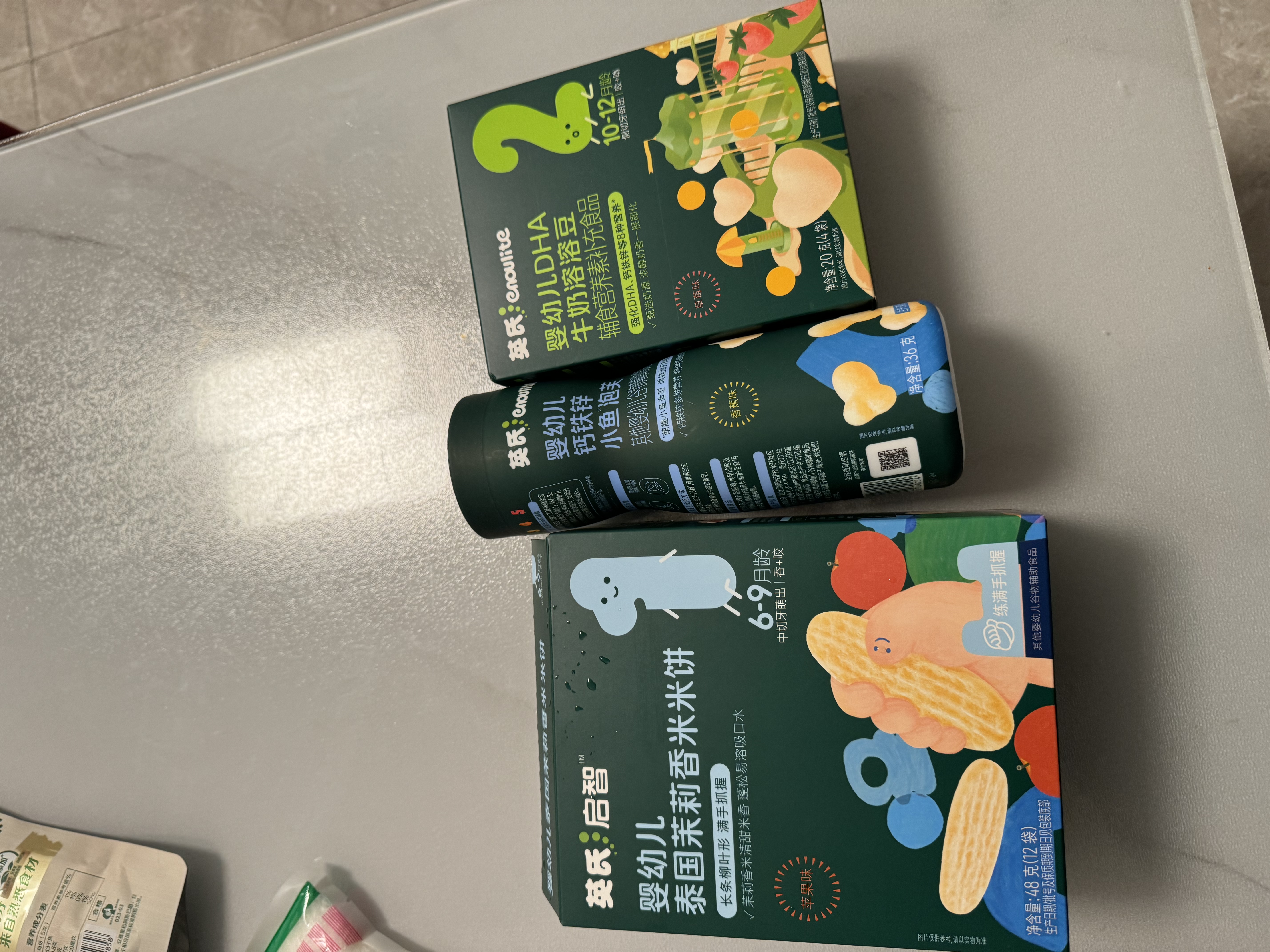 英氏婴幼儿米饼苹果味婴儿零食磨牙饼干宝宝零食48g哄娃解馋6个月以上 实拍图
