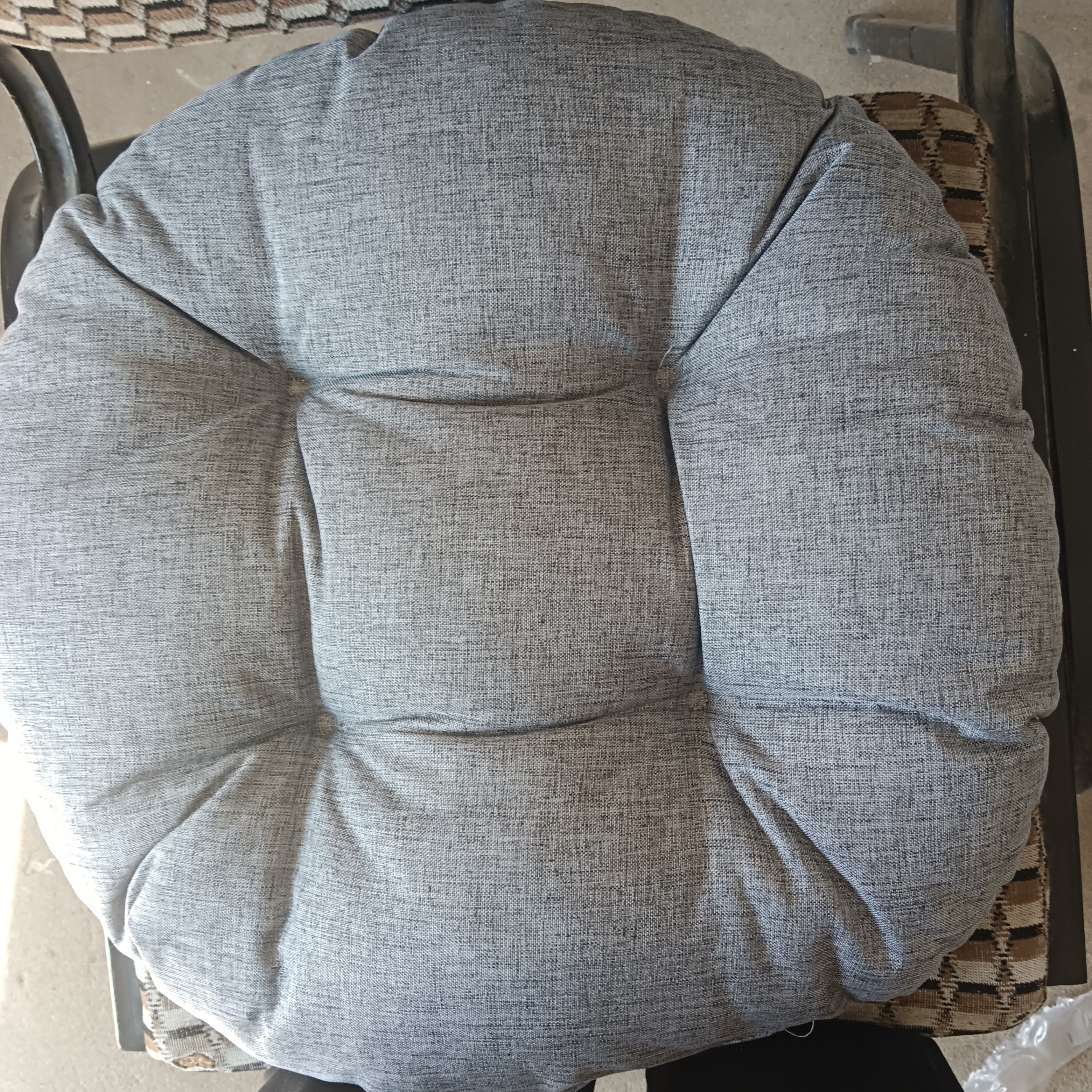 quatrefoil 圆形坐垫办公室汽车座垫学生椅垫榻榻米垫子40*40cm 实拍图