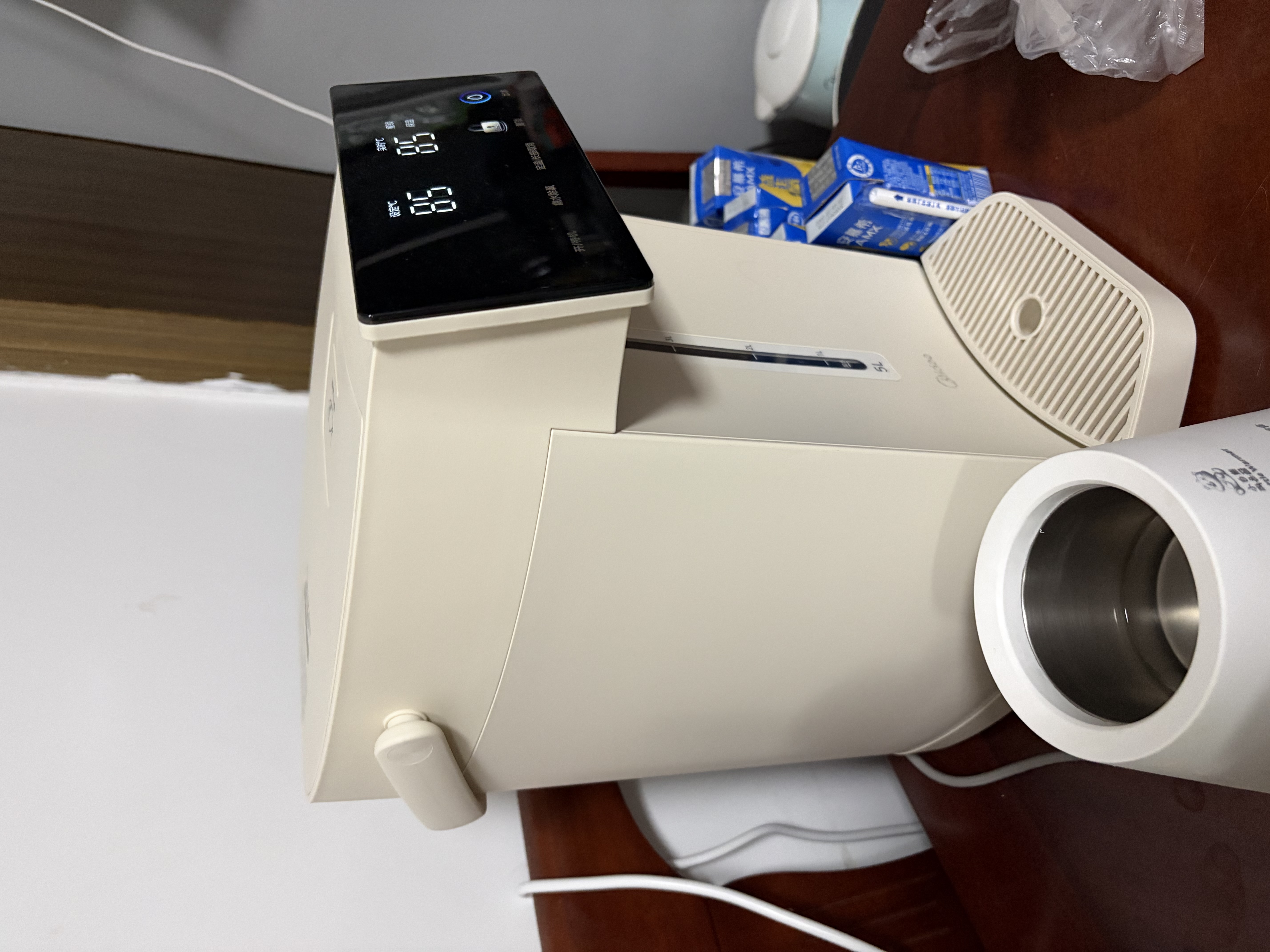 美的（Midea）电热水瓶水壶母婴级316L不锈钢内胆家用5L大容量智能48H恒温保温一体可拆净饮水机泡奶机30Wpro 实拍图