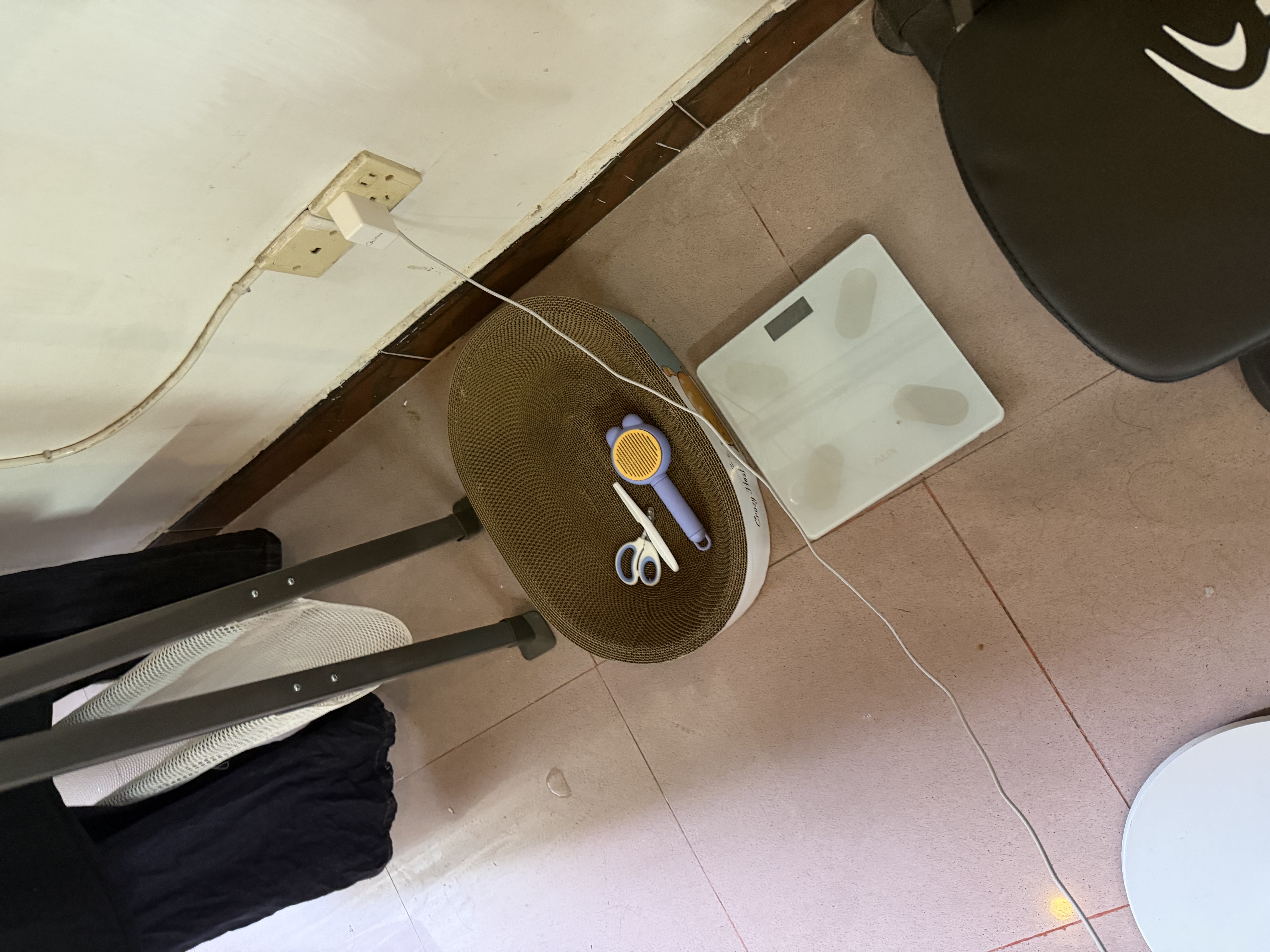 HOUYA宠物清洁3件套指甲剪刀猫狗开结毛梳子比熊撸猫毛清理器宠物用品 实拍图