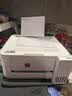 爱普生（EPSON）【6代新品】L4356墨仓式彩色无线AI学习打印机一体机家用办公  L4266升级版[自动双面 液晶屏 白] 实拍图