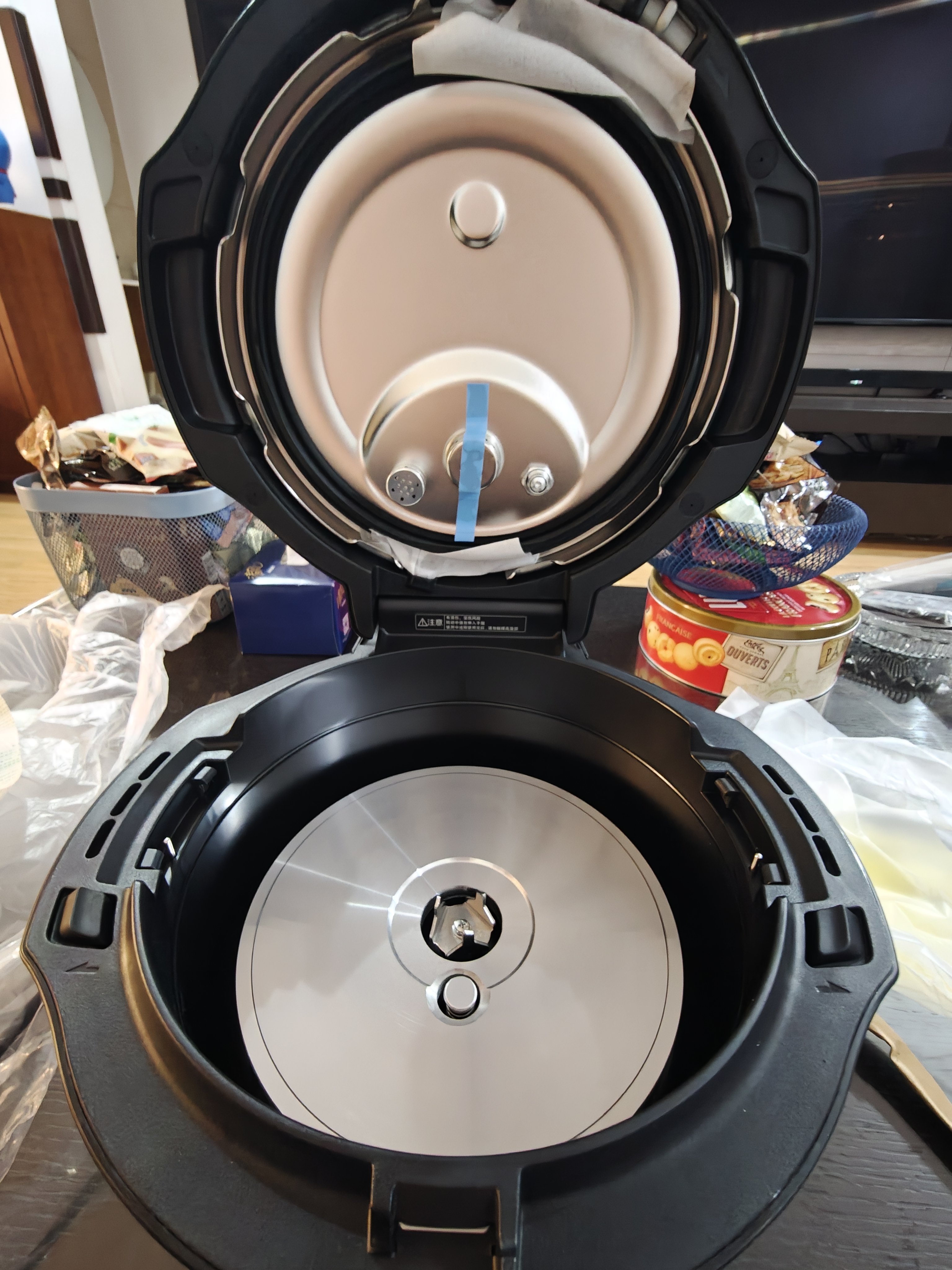 松下（Panasonic）【国家补贴】怀石自动料理机多功能智能炒菜机器人电压力锅无水料理高压锅4升大容量NF-MAC2000-K 实拍图