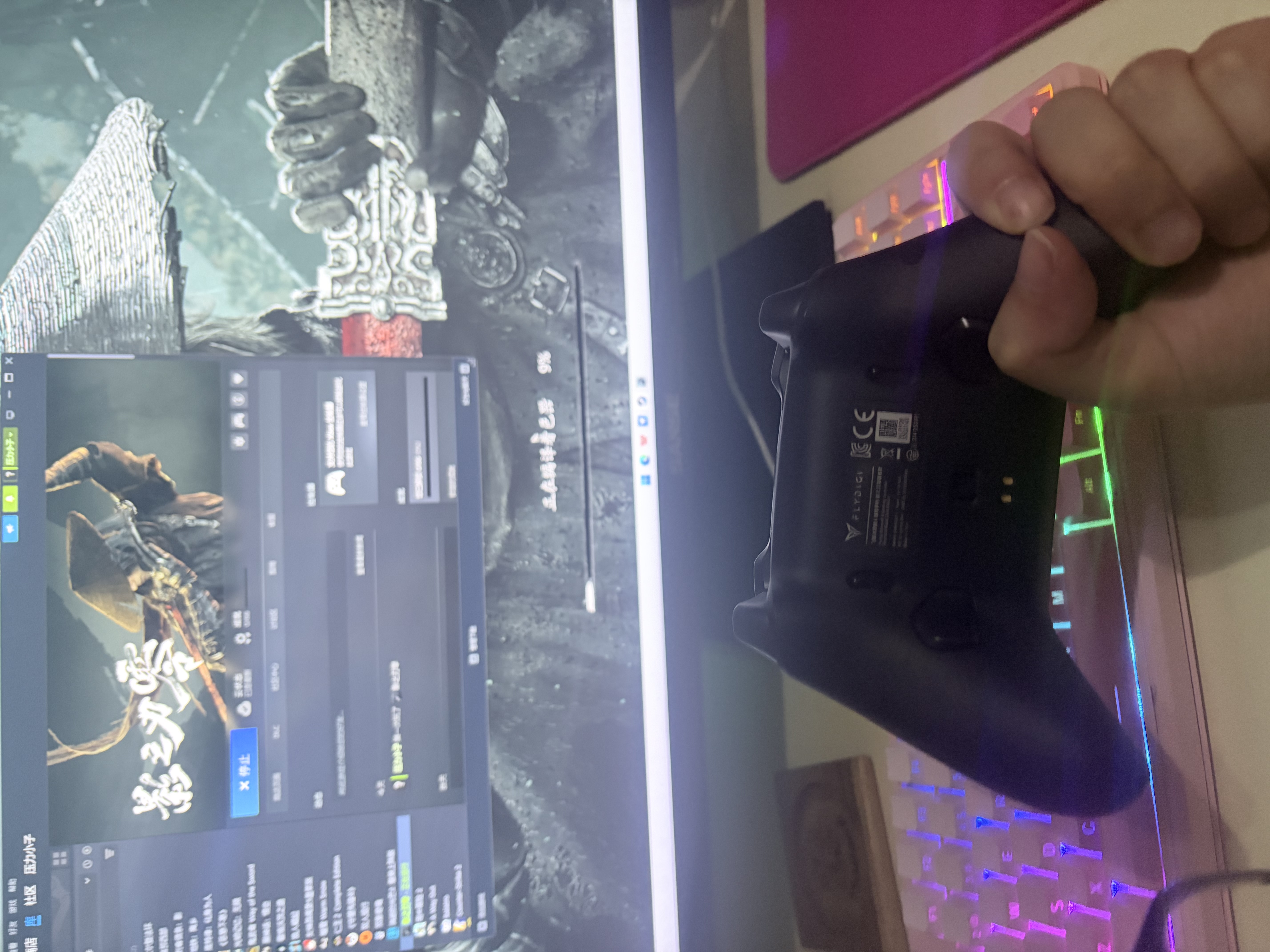 飞智【新品上市】冰原狼4影之刃零联名款无线游戏手柄 switch2/手机/电脑PC多平台类XBOX 实拍图