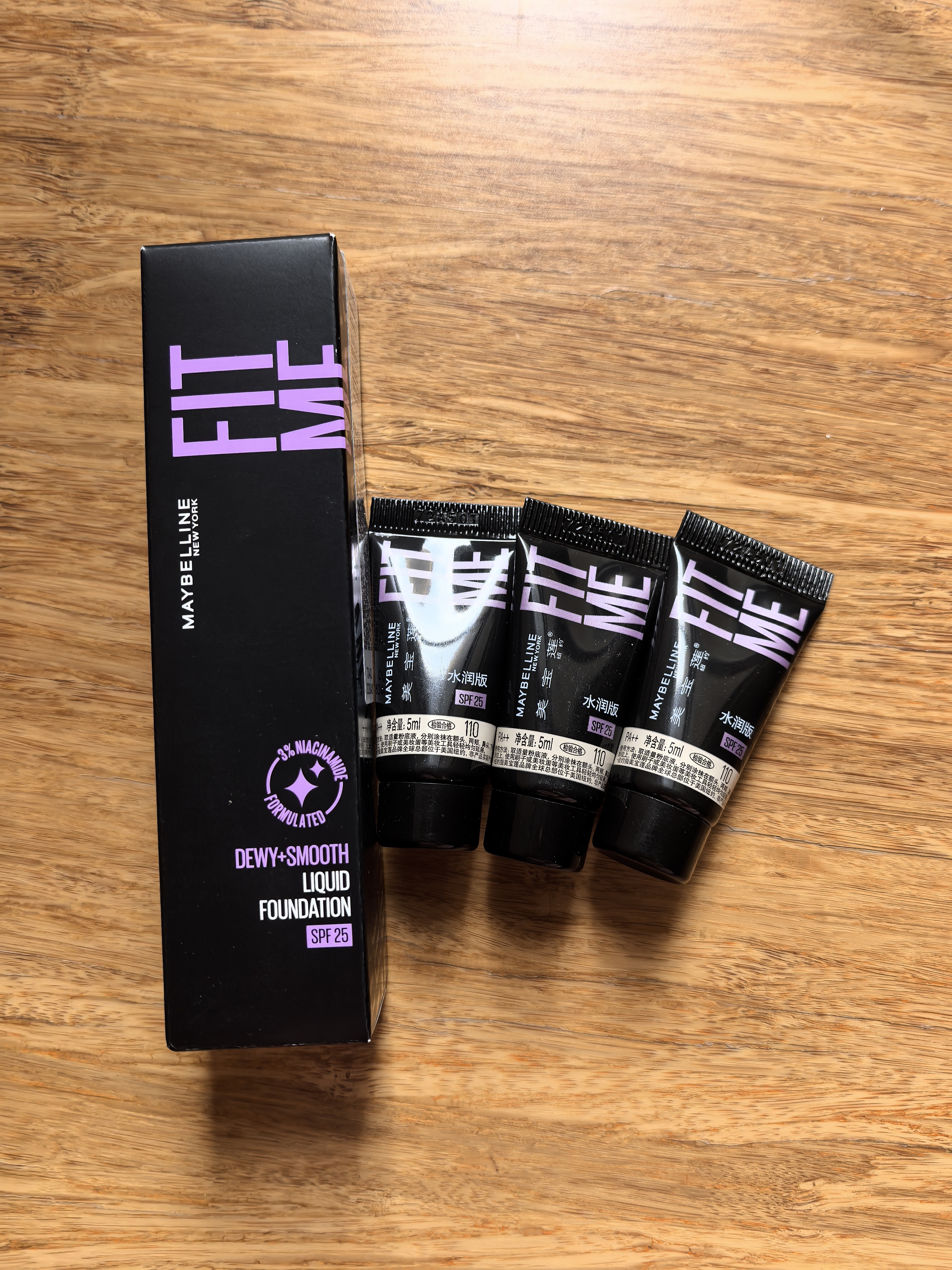 美宝莲定制粉底液Pro 5ML试用 水润版小样 色号随机 生日礼物女【赠品】 实拍图