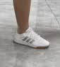 adidas双11主推 ENTRAP美式校园风运动鞋少年感复古板鞋阿迪达斯   白/金色   41 实拍图