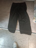 【肥仔240斤超大码5XL】裤子男夏季潮流百搭宽松日系潮流休闲阔腿大码胖子九分裤潮胖男装 黑色 L 110~130斤可穿 实拍图