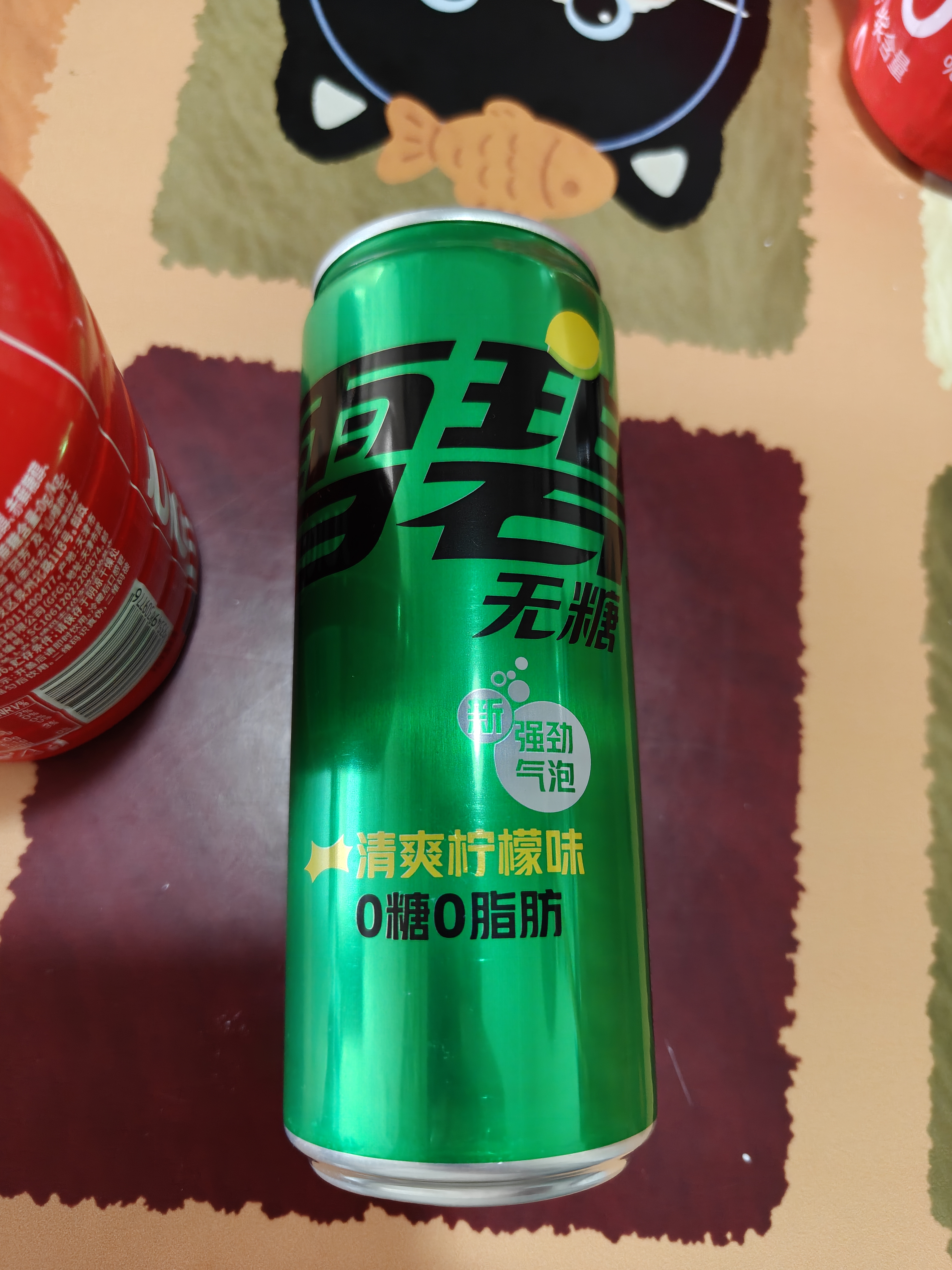 可口可乐（Coca-Cola）雪碧  无糖零卡柠檬味 汽水 碳酸饮料 330ml*24摩登罐 实拍图