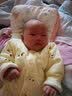 嘉贝艾尔婴儿衣服秋冬装厚款棉衣婴儿连体衣男女宝宝衣服0-1岁哈衣爬服 甜美花环 59cm(建议6-8斤) 实拍图
