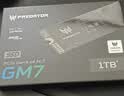 宏碁掠夺者（PREDATOR）1TB SSD固态硬盘 M.2接口(NVMe协议) GM7系列｜NVMe PCIe 4.0读速7200MB/s  AI电脑存储配件 实拍图