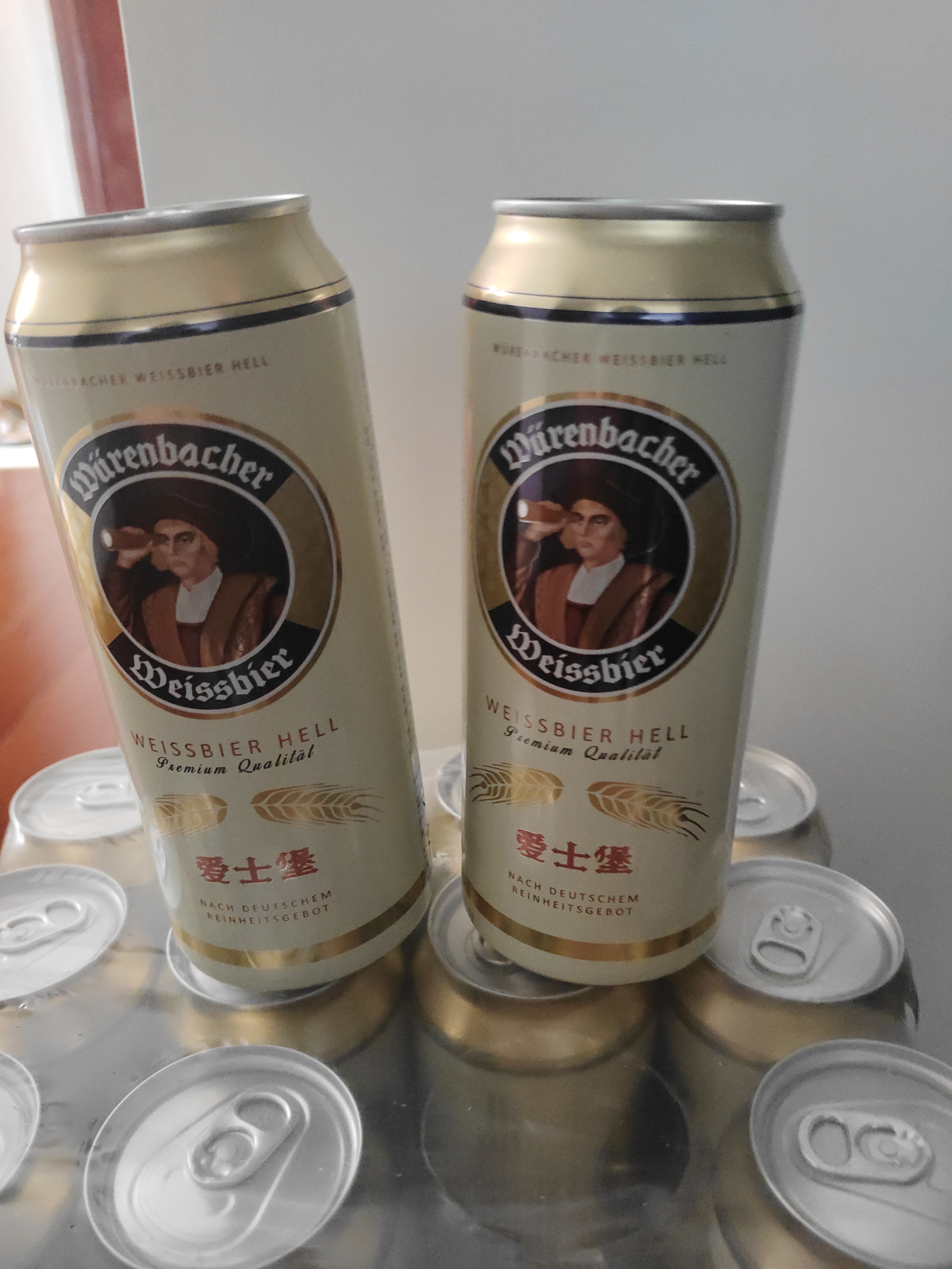 爱士堡小麦白啤酒500ml*24听 德国进口精酿啤酒整箱装京东自营 春日热卖 实拍图