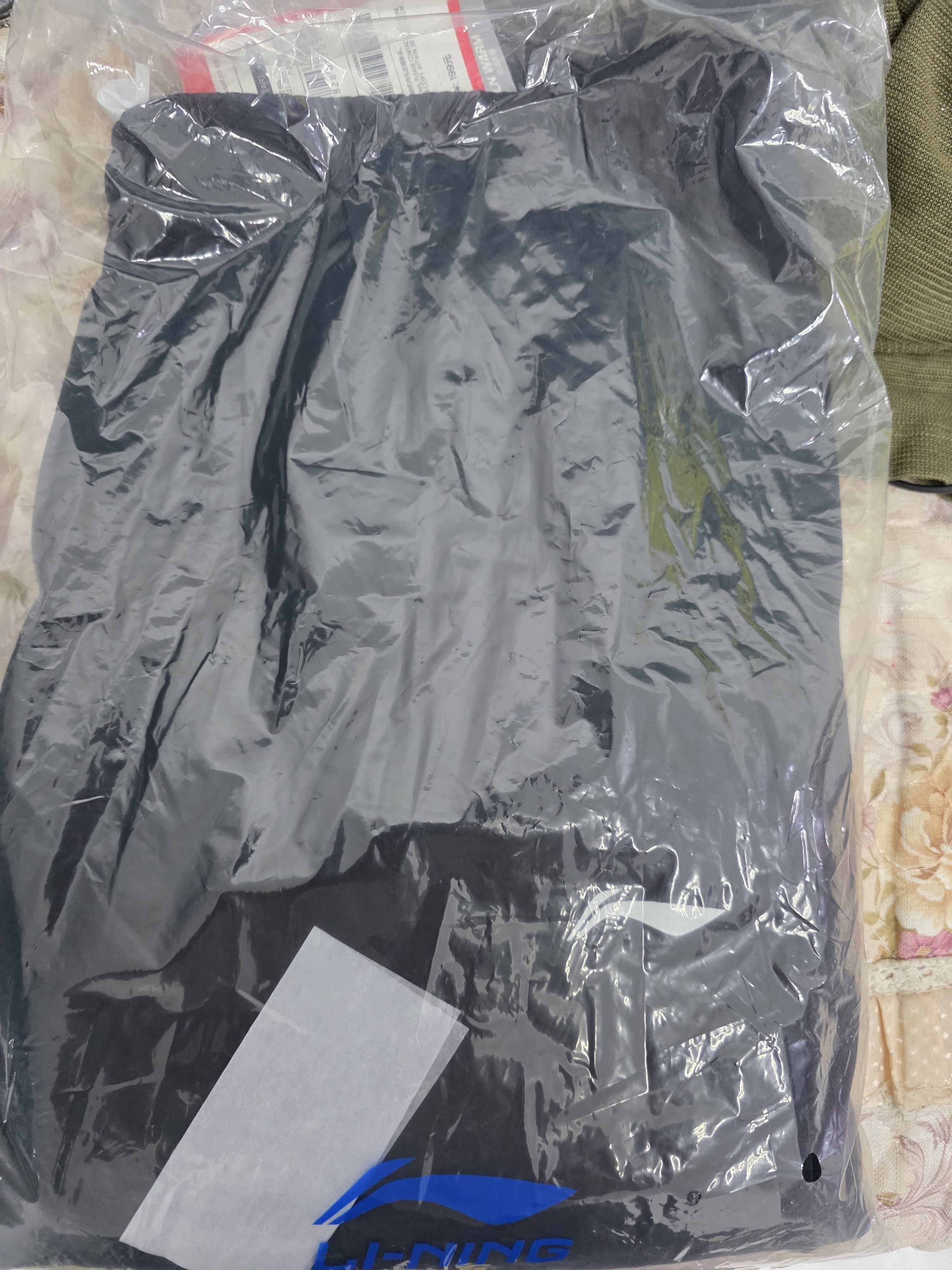 李宁加绒运动裤男女秋冬新品舒适加厚保暖防寒卫裤过冬休闲宽松长裤子 实拍图