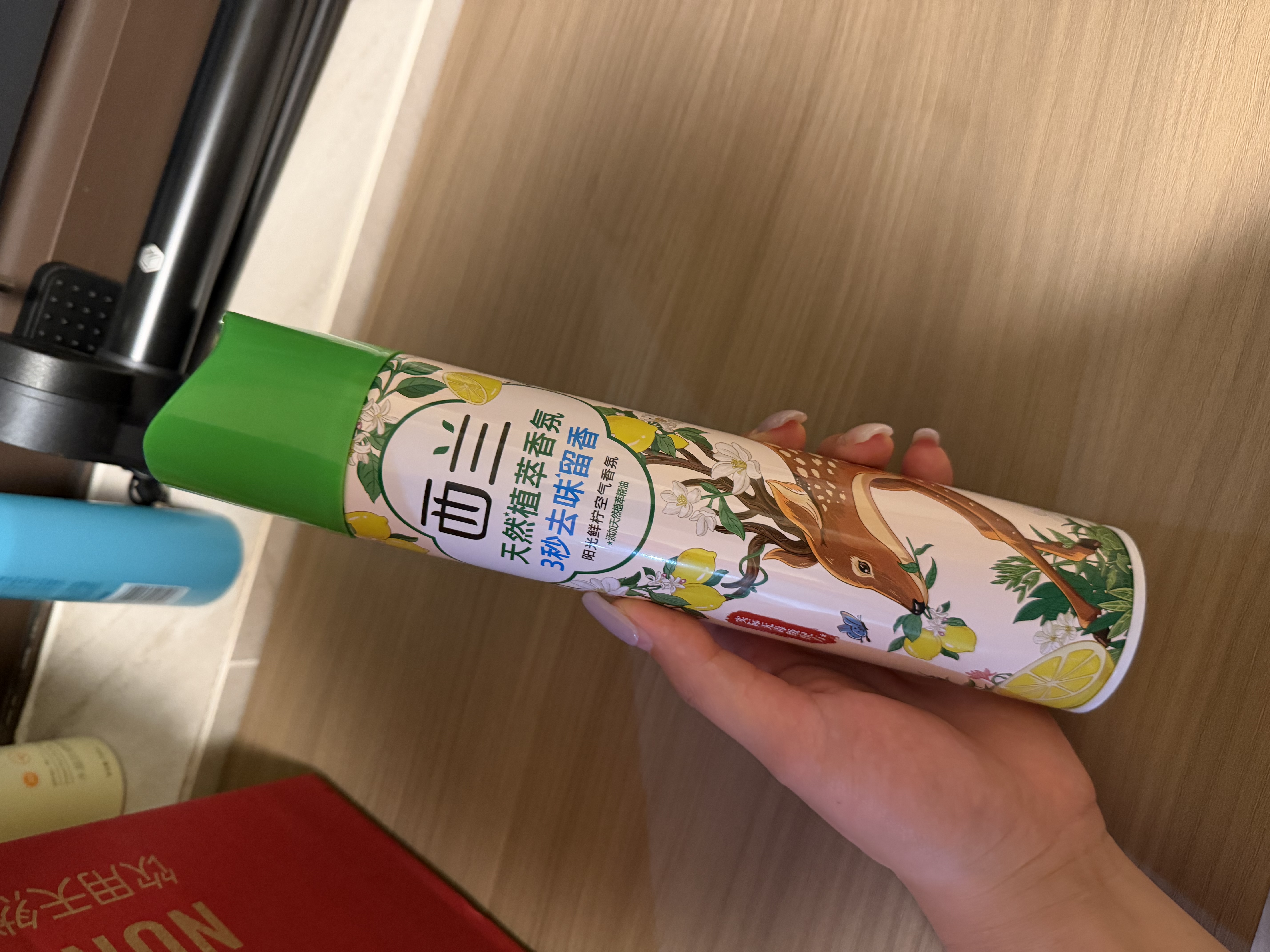 西兰空气清新剂喷雾柠檬320ml*3瓶室内浴室卫生间鞋柜除臭除异味香氛 实拍图