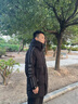 鸭鸭（YAYA）【238g高充绒】羽绒服中长款男士2025年冬季连帽保暖加厚防寒外套 黑色YE2B008875W 【新国标90高充绒/-20°抗寒】 XL 180 实拍图