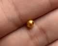 御邪黄金转运珠足金古法手链路路通金珠散珠手链脚链520情人节礼物 4mm[古法]0.05g标准版 实拍图