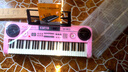 俏娃宝贝电子琴儿童61键初学者入门音乐乐器3-8岁女孩玩具钢琴男5生日礼物 粉自主学练版+分阶教程+琴架琴凳 实拍图