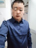 十米布（SHIMIBUman） 丝光棉长袖衬衫男免烫商务职业正装纯棉小领衬衫韩版修身白衬衣 藏青色方领 41 实拍图