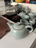 东道汝窑河南非遗 名家泡茶壶 陶瓷高端汝瓷功夫茶具 圆融单壶 礼盒装 天青色（附收藏证书） 230ml 实拍图