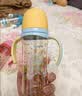 贝亲（Pigeon）PPSU双把手防胀气奶瓶330ml 绅士豹 L号奶嘴 6月+ AA223 实拍图