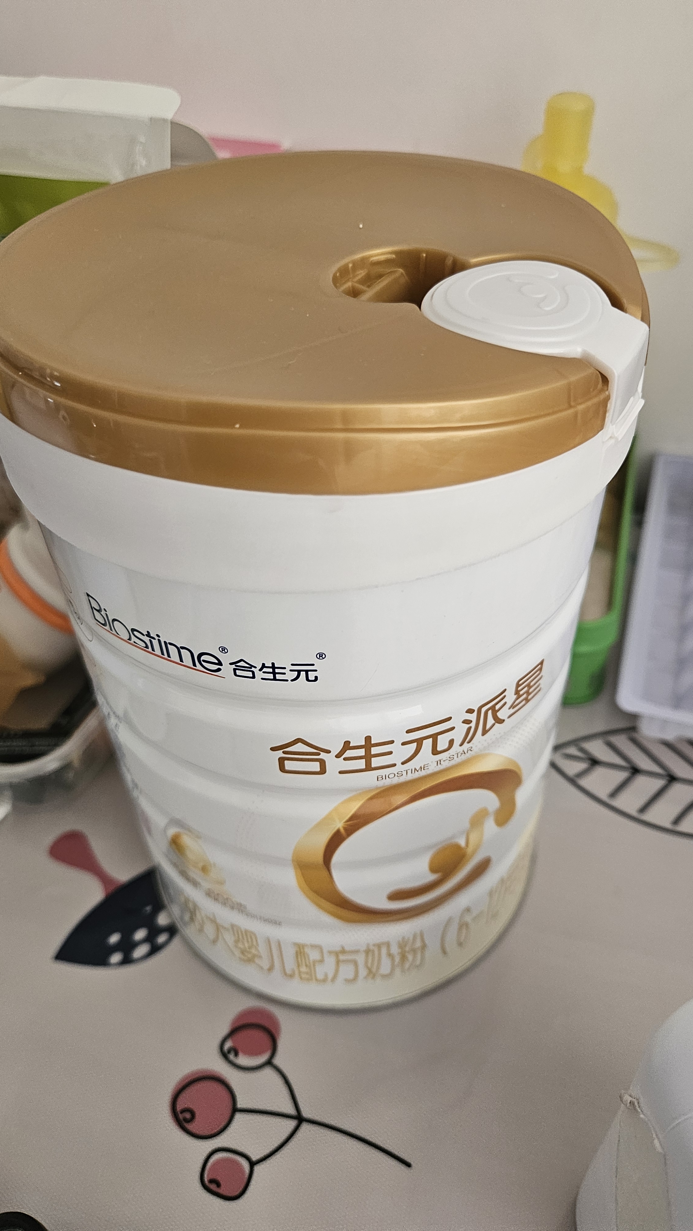 合生元（BIOSTIME）派星 较大婴儿配方奶粉2段新版(6-12个月)800g1罐 6重HMO+DHA 实拍图
