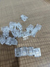 安普康（AMPCOM）电话水晶头4芯 电信工程级6P4C语音电话线连接头高品质RJ11镀金15U电话机接插头100个AMCAT34100 实拍图