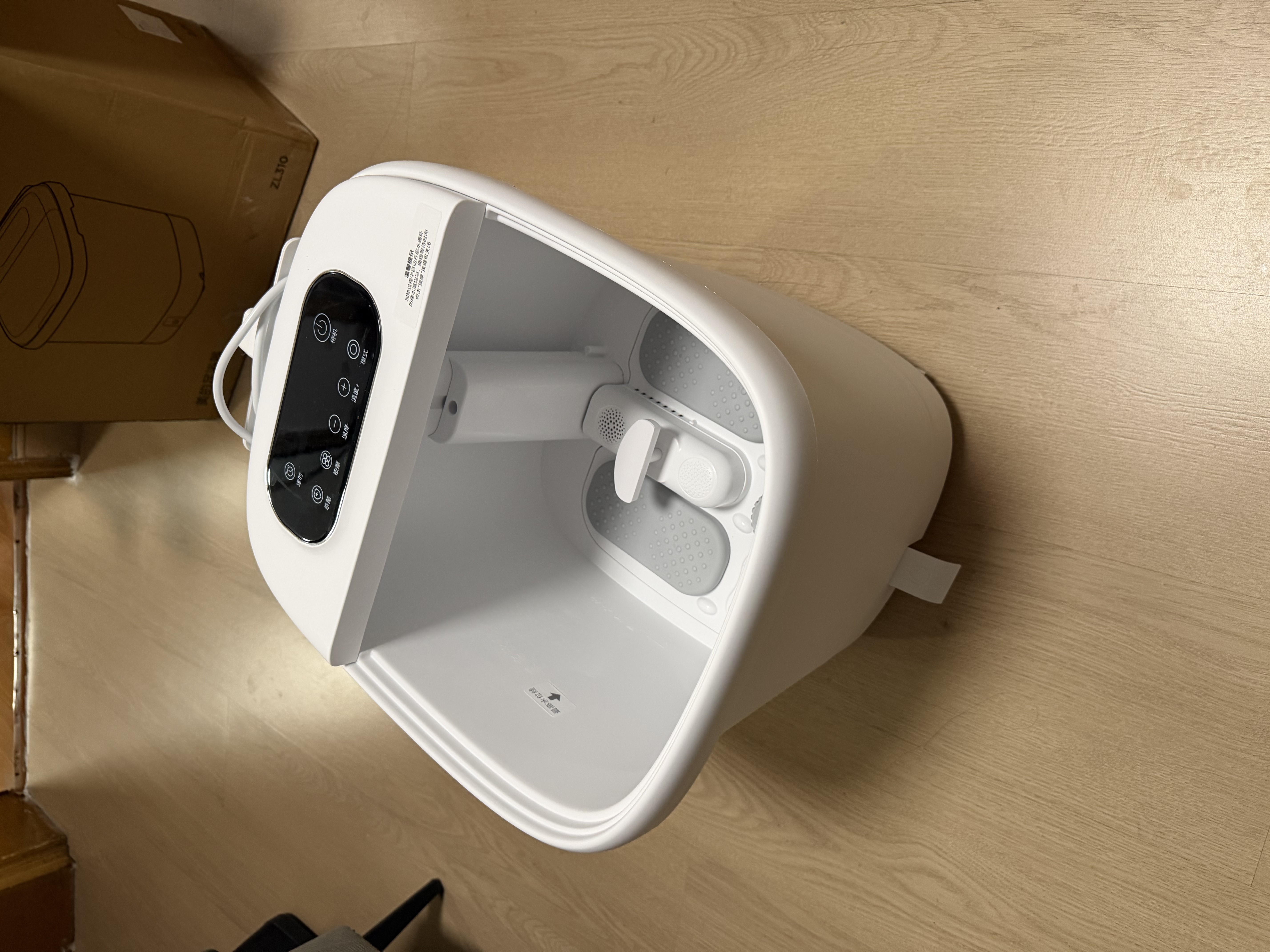 美的（Midea）泡脚桶杀菌足浴盆加热暖脚自动按摩保暖洗脚盆熏蒸喷淋生日礼物送男女友长辈实用ZL310 实拍图