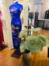 祥朗新中式半透实木布艺屏风隔断折屏座屏玄关客厅卧室书房餐厅酒店宾馆养生馆店铺时尚现代简约屏风帘隔断帘 1.7米高X0.5米宽一扇 实拍图