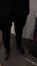 Cindy Kavi休闲裤男修身秋季冬季新款男士裤韩版商务休闲职业直筒裤子 9811-黑色（冬季加绒款） 31 实拍图