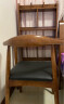风叶青青 书桌 实木北欧简约风格学生学习写字台书房家用办公 胡桃色(书架版) 70CM+椅子 晒单实拍图