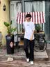 举风怪兽实验室柳叶弯刀牛仔裤男款胖子大码腿粗屁股大直筒微喇叭裤子 黑色 【高品质】 4XL 建议180-200斤收藏加购优先 实拍图