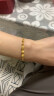 周大福 串珠黄金手链(工费280)16.25cm 约5g F217563 实拍图