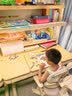黑白调C2儿童学习桌书桌实木写字桌3-18岁全光谱大路灯京东专供款套装 实拍图