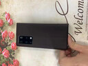 朗斯狄 华为matex2折叠屏手机壳真皮新款翻盖式智能视窗全包防摔奢华商务潮牌磁吸保护套男女款带支架 华为Mate X2摩卡棕 实拍图