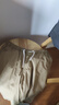 无印良品 MUJI 男式 棉水洗府绸 短裤休闲短裤男款夏季纯棉全棉AED14A2S 米色 S 实拍图