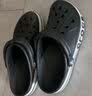 卡骆驰（CROCS）洞洞鞋贝雅卡骆班男鞋夏新款户外平底拖鞋沙滩鞋涉水鞋凉鞋205089 黑色/白色/正码正拍/拍前联系客服 41-42 (260mm) M8W10 实拍图