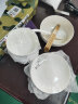 景航 碗碟套装景德镇陶瓷器餐具 家用吃饭碗筷套装大汤碗盘碟子 日式卡通可爱碗具盘子 4.5英寸米饭碗 实拍图