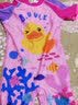 B.Duck小黄鸭连体泳衣女童 短袖短裤一体式女宝宝可爱泳装温泉泳衣 实拍图