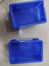 印季塑料周转箱加厚物流箱长方形工业周转筐子大号胶框收纳箱养龟鱼缸 蓝色9号19*14*6cm 加厚 尺寸排序长宽高（单位：厘米，按尺寸需求购买） 实拍图