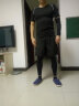 范斯蒂克健身服男士运动套装夏季短袖紧身衣弹力透气跑步篮球服套装健身房训练 短袖三件套 TC0208 L 实拍图
