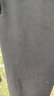 JEEP吉普裤子男休闲裤棉质秋冬季宽松运动直筒长裤大码保暖加绒棉裤 黑色-直筒 5XL（建议175-190斤） 实拍图