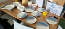 悠瓷（youcci） 雾海系列北欧创意碗盘餐具组合网红家用陶瓷碗筷全家配套碗碟套装 雾海6人食-26件套礼盒装 实拍图
