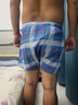 TUMILKETS阿罗裤男士内裤纯棉梭织宽松透气加大码平角睡裤衩居家薄短裤 S12S16S14三条装 XL 实拍图