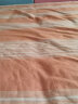 黄河口老粗布床单 纯棉粗布床单单件手工全棉加厚被单 全棉纯棉老粗布床单单件 条纹枫叶咖 250X250cm适合1.8/2.0米床 实拍图