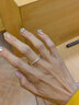 慕友999足银戒指女男粗素圈时尚个性韩版银饰送自己闺蜜女友生日礼物 999银戒指粗版11号 实拍图