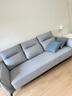 林氏家居现代简约科技布艺沙发客厅小户型家具【黛青色】S098-A四人位 实拍图